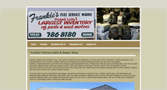 Desktop Screenshot of frankiesmarine.com